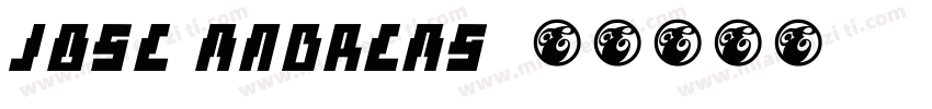 Jose Andreas字体转换